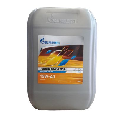 Масло моторное Gazpromneft Turbo Universal SAE 15W40, 30 л, API CD, минеральное, (двиг. турбодизельный)