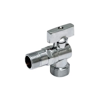 Кран шаровый STI для подключения с/т приборов бабочка нар/нар Ду-15х20 Ру-10 