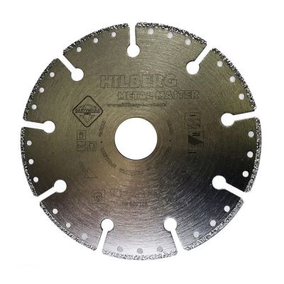 Диск алмазный отрезной" SUPER METALL  " 125х22,23мм, HILBERG Trio-Diamond (Трио-Диамант) арт.520125