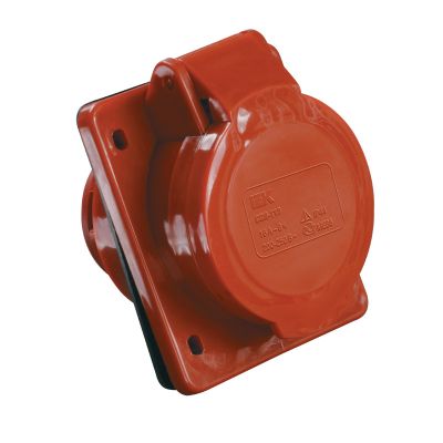 Розетка стационарная скрытая ССИ-415  3Р+Е+N  16А 380-415В  IP44 ИЭК 