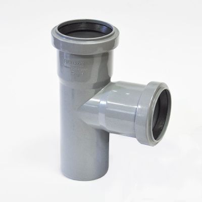 Тройник ПП для внутренней канализации D=50 мм, угол 87,5°, Flextron, г. Москва, Россия
