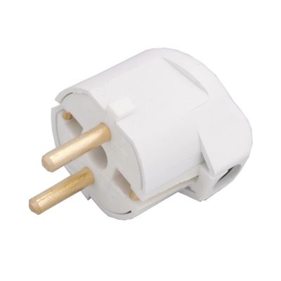 Вилка BYLECTRICA (В16-242) боковая З/К белая 