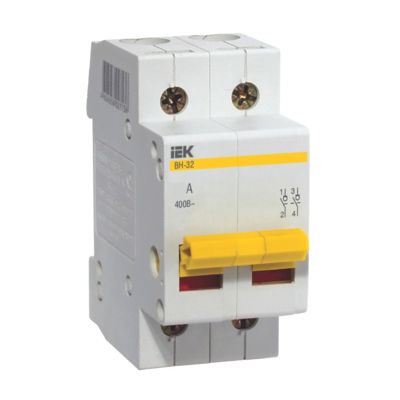 Выключатель нагрузки ВН-32 2Р 20А IEK (MNV10-2-020)