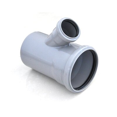 Тройник ПП для внутренней канализации D=110х50 мм, угол 45°, Pro Aqua, г. Москва