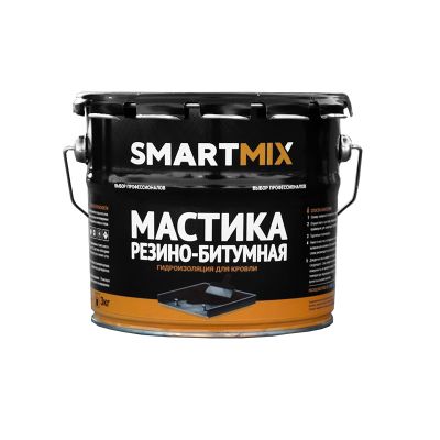 МАСТИКА РЕЗИНО-БИТУМНАЯ "SmartMix" (3 кг) Краснодар