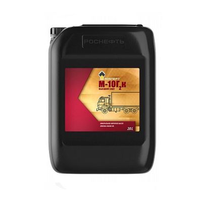 Масло моторное Роснефть М-10Г2к SAE 30, 20 л, минеральное, (двиг. дизельный)