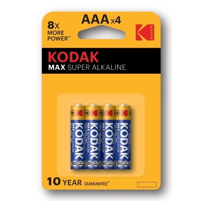 Батарейка Kodak MAX  LR-03 BL-4, 1,5 В