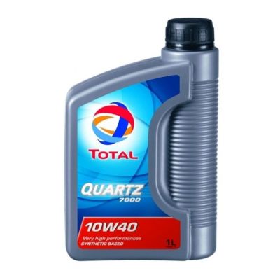 Масло моторное Total Quartz 7000, A3/B4 SAE 10W40, 1 л, API SN/CF, полусинтетическое