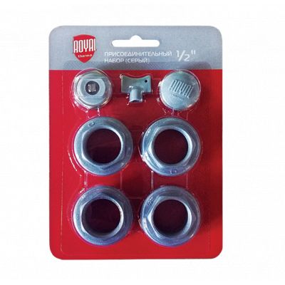 Набор присоединительный Royal Thermo 1/2 RT02-2 (серебро)