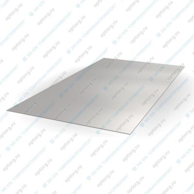 Лист нержавеющий 0,5 мм, 1x2 м, AISI 430, ВА, PE, ASTM A240/A480