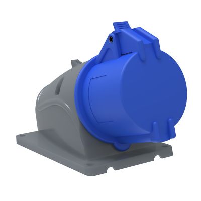 Розетка стационарная MAGNUM ССИ-123  32А-6ч/200-250В  2Р+РЕ  IP44 ИЭК 