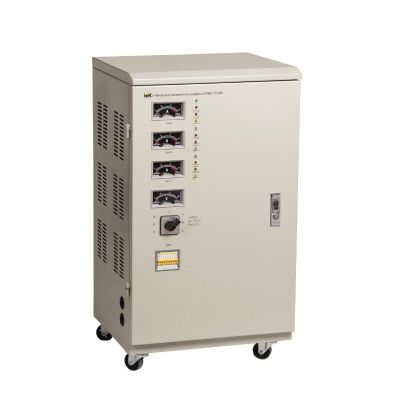 Стабилизатор напряжения IEK СНИ 3, 15 кВА, напольный, сервоприводный, трехфазный, 380 В (IVS10-3-15000)