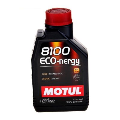 Масло моторное MOTUL 8100 Eco-Nergy, А5/В5 SAE 5W30, 1 л, API SL, синтетическое