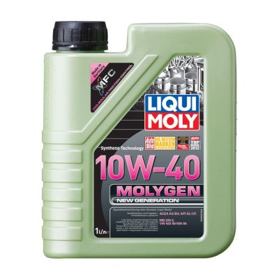 Масло моторное LIQUI MOLY Molygen New Generation (9059/9955), А3/В4, SAE 10W40, 1 л, API SL/CF, полусинтетическое