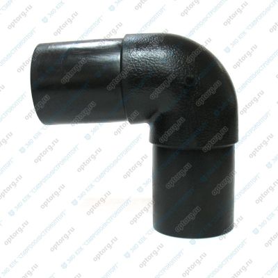 Отвод литой, ПЭ-100 D=90 мм, 90° SDR 17, Группа Полипластик, Россия