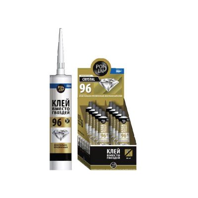 Клей каучуковый ЖИДКИЕ ГВОЗДИ  POINT 96, монтажный, 80 мл, прозрачный 