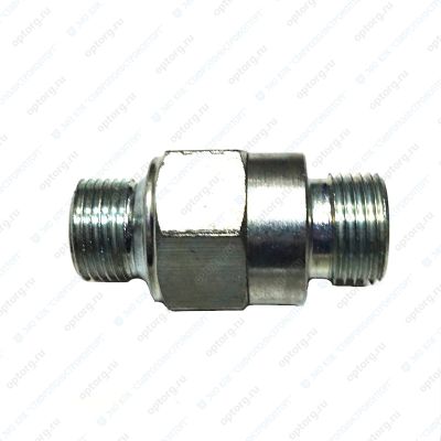 Штуцер переходной G3/8" - М18х1,5 DKOL с обратным дросс. клапаном