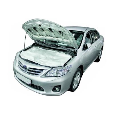 Автоодеяло (140х90 см.) негорюч, утеплитель моторного отсека/двигателя,  для автомобилей класса С, Е ("TOP AUTO" С.Петербург) ТА-Э-АО14090С
