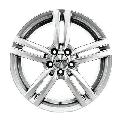 Диск литой Carwel Амут 217 6,0Jx16 5/114,3 ET43 D67,1 SB (серебристый-металлик), без крепежа, арт. 98616, (Карвел)