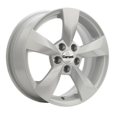 Диск литой Carwel Кета 1504 6,0Jx15 5/100 ET40 D57,1 SLT (серебристый), без крепежа, арт. 36666, (Карвел), (WV Polo)