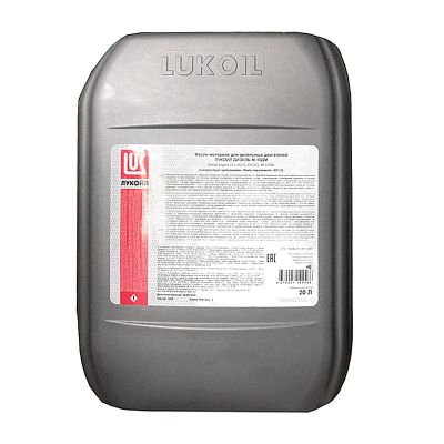 Масло моторное ЛУКОЙЛ М-10ДМ SAE 30, 20 л, минеральное, (двиг. турбодизельный), (17,6 кг)