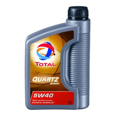 Масло моторное Total Quartz 9000, A3/B4 SAE 5W40, 1 л, API SN/CF, синтетическое
