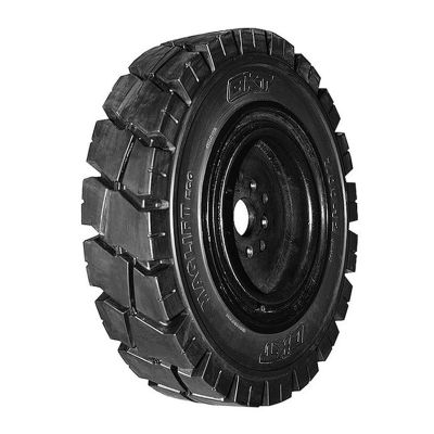 Шина 8,15-15 (28х9-15, 225/75-15) BKT MAGLIFT ECO STD, 151A5/142A5, цельнолитая, (БКТ), Индия, погрузчик (без бурта)