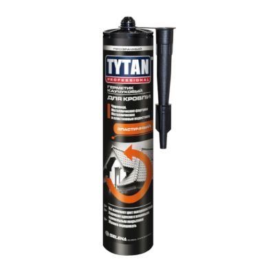 Герметик каучуковый для кровли 310 мл, прозрачный, Tytan Professional, арт. 91455
