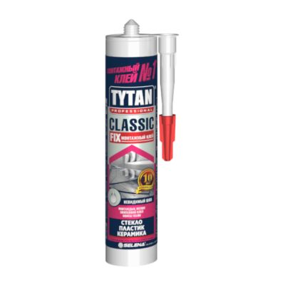 Клей каучуковый монтажный Tytan Professional Ciassic Fix, 310 мл., прозрачный