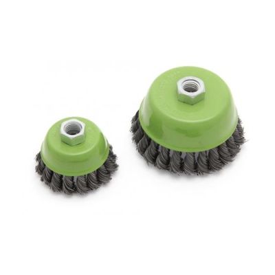 КОРЩЕТКА-Чашка  80 мм, витая стальная М14 для УШМ Дело Техники 275480