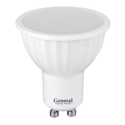 Лампа светодиодная General MR16 (рефлектор) 10 Вт GU10 6500К 650 Лм (661063)