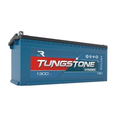 Аккумулятор 6СТ-190 "Tungstone Dynamic" зал. узкий рос.пол. болт (Рязань) (тангстоун)