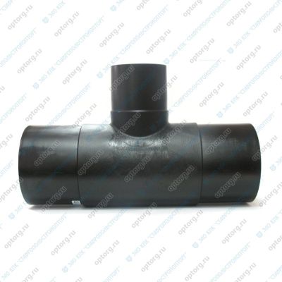 Тройник неравнопроходной литой, ПЭ-100 D=160х63 мм, 90° SDR 17, Группа Полипластик, Россия