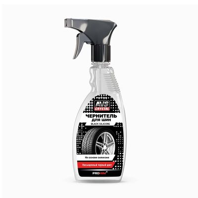 Чернитель шин Black Silicone "AVS"  500мл. спрей AVK-600 авс  