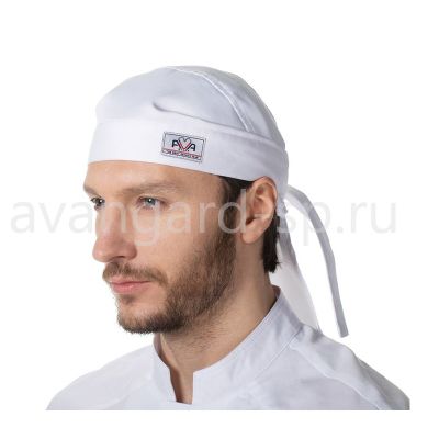 Головной убор "Бандана", р. универсальный, белая