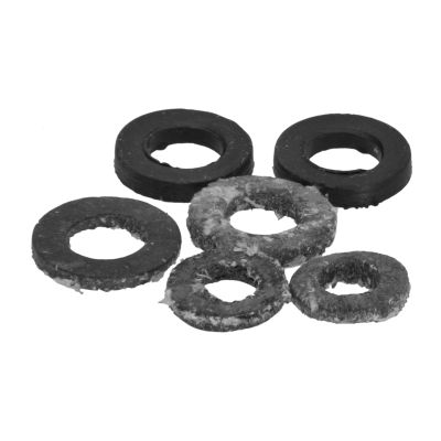 Набор сантехнических прокладок (1/4" для манометров, 3/8" для воды и газа, 2+2+2 шт.)