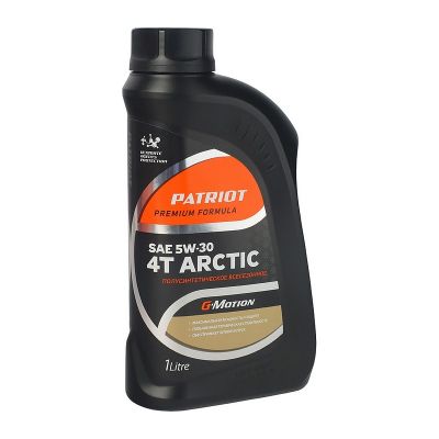 МАСЛО PATRIOT G-Motion 5W30 4T ARCTIC  полусинтетика 1л 