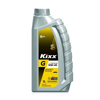 Масло моторное KIXX G Plus SAE 10W40, 1 л, API SN, полусинтетическое, (двиг. бензиновый)