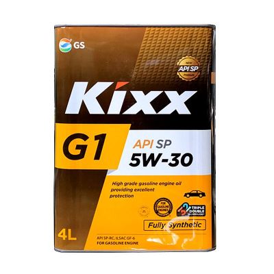 Масло моторное KIXX G1 SP SAE 5W30, 4 л, API SP/RC, синтетическое, (двиг. бензиновый)