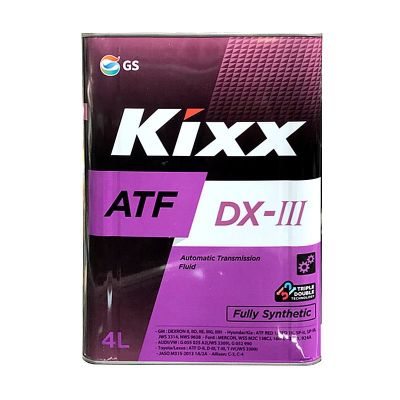 Масло трансмиссионное KIXX ATF DX-III , 4 л, синтетическое, АКПП, (ATF 3)