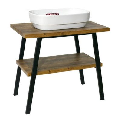 Тумба "АНТЕЯ 80 (арт. 112181)" 720x800x500 мм, пленка ПВХ, темное дерево