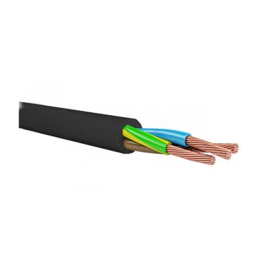 Провод ПВС 3x1,5, черный, БРЭКС, бухта 100 м