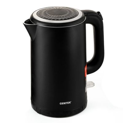 Электрочайник CENTEK CT- 0020 BLACK, 2200 Вт, 1,7 л, черный