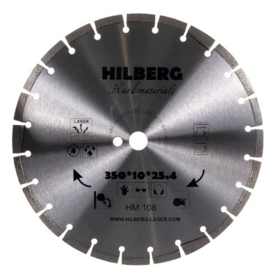 Диск алмазный отрезной "Hard Materials"Лазер 350х10*25,4мм, Trio-Diamond (Трио-Диамант) арт.HM108