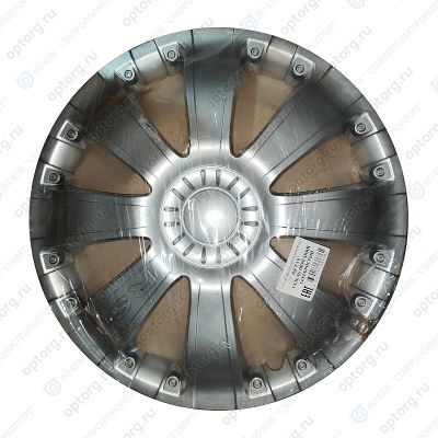 Колпаки колесные (R16, 2шт) универсальные (RS-T) серебро, Газель