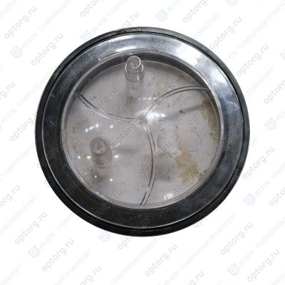 ДПР 38.000 Крышка ведра (из поликарбоната, с прокладкой ДПР 37.002, для ведра доильного нержавеющего) АО "ЧВМЗ"