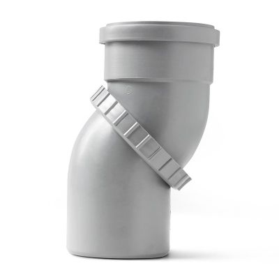 Отвод поворотный ПП для внутренней канализации D=110 мм, Pro Aqua, г. Москва