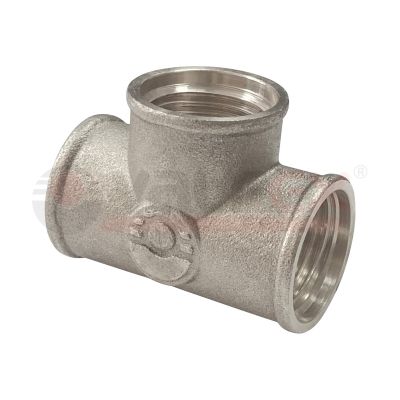 ТРОЙНИК ПЕРЕХ Valfex 3/4"*1/2"*3/4" (ф20*15*20) вн-вн-вн никель