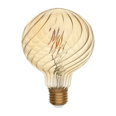 Лампа светодиодная филаментная F-LED General G95 (шар) 8 Вт E27 4500К 400 Лм золотая (661403)