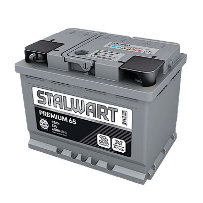 Аккумулятор 6СТ-65.1 "Stalwart Premium" зал. пр.поляр. (Сталварт) (АКОМ)
